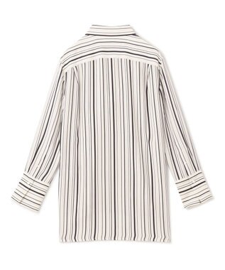 JOSEPH シルクアニメーション　ブラウス Oyster White/ Black