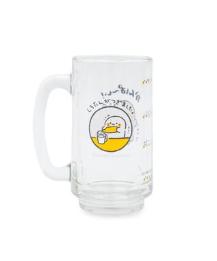 Mother garden しろたん ジョッキ　350ml 《かんぱーい！》 単品 かんぱーい！