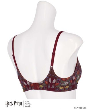 une nana cool 【ハリー・ポッターコラボ】364 シンプル ノンワイヤーブラ レッド