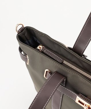 LA BAGAGERIE ベルテッド2WAYトート グレー