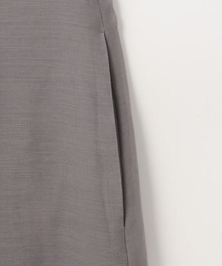 J.PRESS LADIES L 【WEB限定カラーあり・洗える】 ブライトスパンボイル ワンピース ライトグレー系