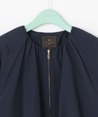 TOCCA 【大人百花掲載】【消臭・撥水・UVカット90%以上・洗える】SURVE SHORT ブルゾン ネイビー系