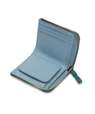 PELLE BORSA L字ファスナーミニ財布 Fine Goods フィーネグッズ 5444 ティール