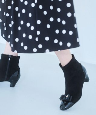NOBLE RIBBON SHORT STRECHBOOTS ブーツ