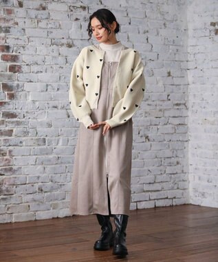 Green Parks ・ＥＬＥＮＣＡＲＥ　ＤＵＥ　スエードポンチジャンスカ Light Gray