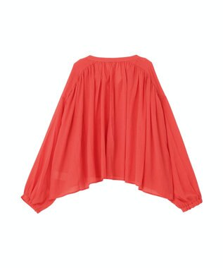 AMERICAN HOLIC スキッパーギャザーブラウス Red