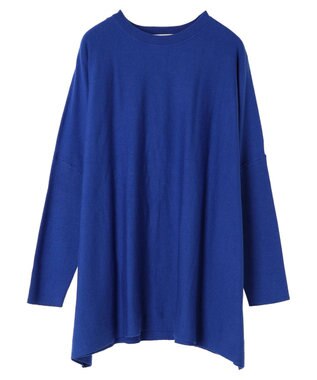 AMERICAN HOLIC バイパチポンチョライクＢＩＧニットチュニック Blue