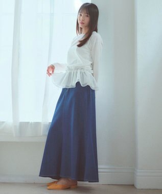 Feroux フリルぺプラム カットソー ホワイト系