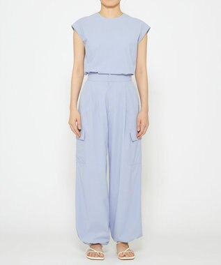 uncrave 【撥水・接触冷感・UVカット・洗濯機洗い可】マルチファンクションナイロン ブラウス（uncrave STANDARD） サックス