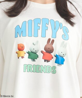 earth music&ecology ｍｉｆｆｙ／ｅａｒｔｈ　ミッフィーフレンズアニメーションＴ Off White