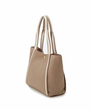 TOPKAPI 【TREASURE TOPKAPI】ソフトシュリンク テープハンドル A4 トート バッグ グレージュ