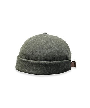 林八百吉商店 un chapeau  フィッシャーマンキャップ カーキ
