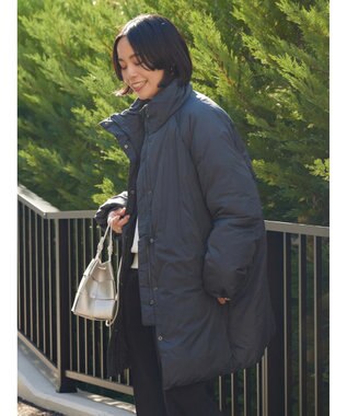 AMERICAN HOLIC キルポカスタンド中綿コート Charcoal Gray