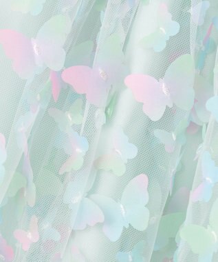 ANY KIDS レインボー チュール スカート ミント