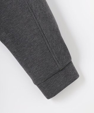 ANY L ダンボールＷジップパーカー チャコール