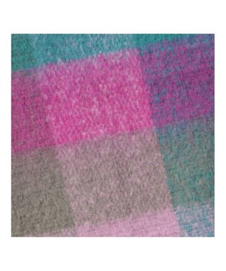 MOONBAT estaa ボリュームマフラー カラーブロック／手洗い可 ピンク