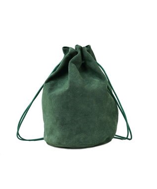 FOLNA RD ベロア巾着ショルダー グレー