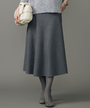 【カタログ掲載】ウールミラノニットフレア スカート