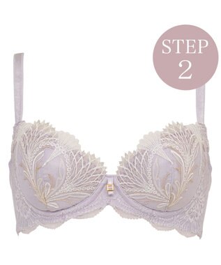 BRADELIS New York 【BRADELIS New York/ 育乳補整ブラ・STEP2 寄せる】ローズステップ2ブラ26S1 補正下着 しっかり谷間を作るブラ