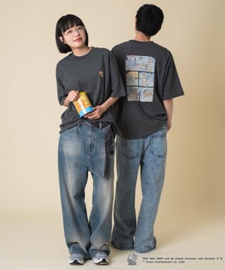 WEGO 【新柄追加/ユニセックス着用アイテム/SMLサイズ展開】TOMandJERRYグラフィックT（S） 柄8