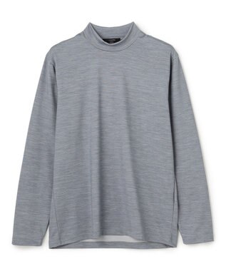 JOSEPH HOMME 【新色追加】ウールジャージーウォッシャブル　モックネックカットソー ライトグレー系