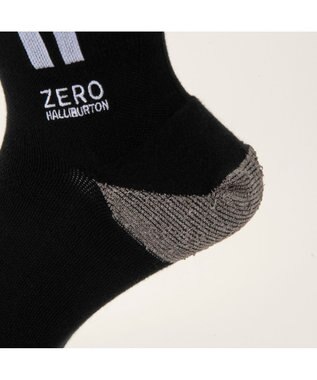 ZERO HALLIBURTON ロゴ入りソックス 靴下 82161 ブラック