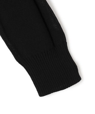 BEIGE， ARSENOPY / コットンドライタッチ Vネックニット Black