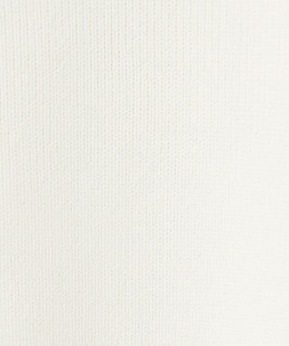 GRACE CONTINENTAL 刺繍パフスリーブニットトップ ホワイト