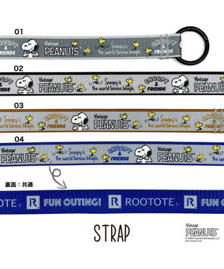 ROOTOTE 8458【スヌーピー】IP.ルーショッパー.ピーナッツ-0P 01：スマイル