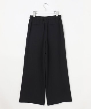 J.PRESS LADIES L 【セットアップ対応】Light ジョーゼット ワイド イージーパンツ ブラック系