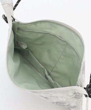 JOSEPH ABBOUD MOUNTAIN 【軽量/ECO撥水】エンボスプリント サコッシュ ライトグレー系5