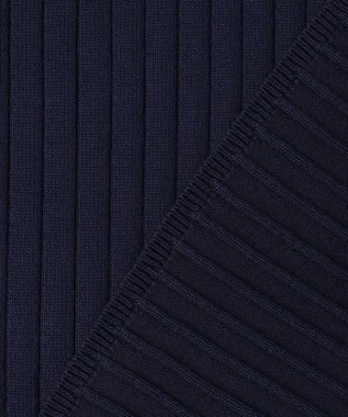 ANY SIS ラインポイント ニット ネイビー