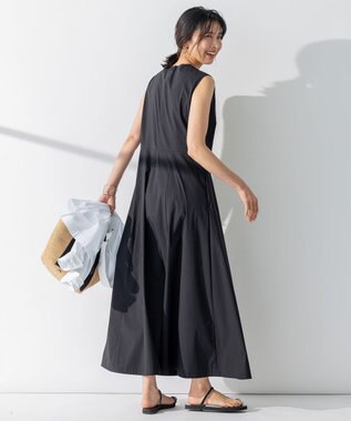 23区 【CLASSY.コラボ/洗える】シャツアンサンブル ワンピース ホワイト×ブラック