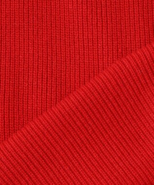 23区GOLF 【WOMEN】ウイングカラーニット レッド系