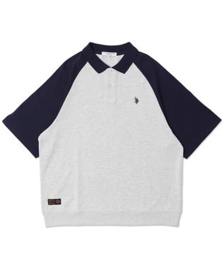 WEGO 【ユニセックス着用ITEM/MLサイズ展開】別注USPOLO　ヘビーウェイトポロT グレーその他