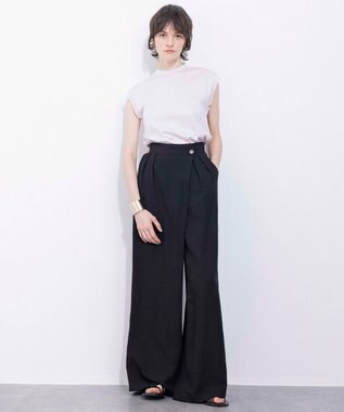 NAVE 【Nave・セットアップ可】ヴィスコースリネン パンツ ブラック系