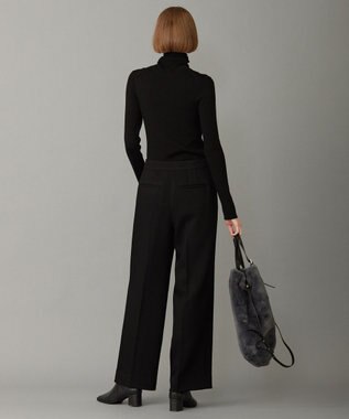 ICB 【新色追加・WEB限定カラーあり】エクストラファインメリノ タートルネックプルオーバー ブラック系