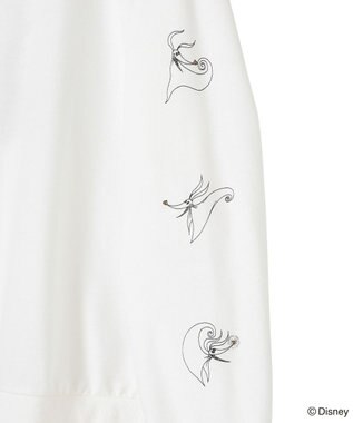 Green Parks ナイトメア／袖プリントミニ裏毛プルオーバー White