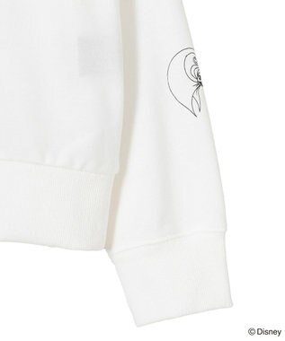 Green Parks ナイトメア／袖プリントミニ裏毛プルオーバー White