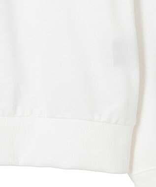 Green Parks ナイトメア／袖プリントミニ裏毛プルオーバー White