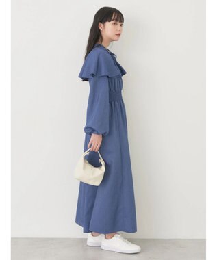 earth music&ecology デニムライクワンピース Blue