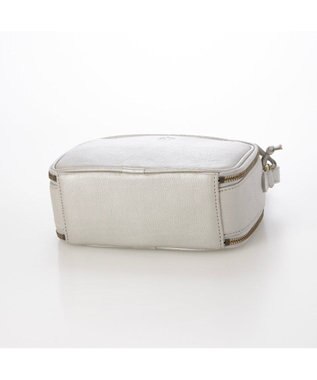 UNBILLION アトランタ ATLANTA / 牛革BOX型ウォレットショルダー シルバーグレー