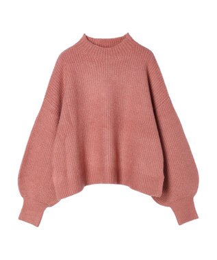 earth music&ecology ＦＬＵＦＦＹハイネックプルオーバー Pink