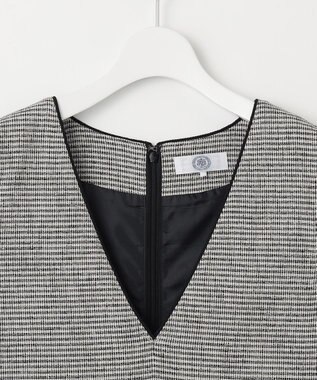 J.PRESS LADIES 【洗える】Calameraリングメッシュ ジャンパースカート モノトーン系