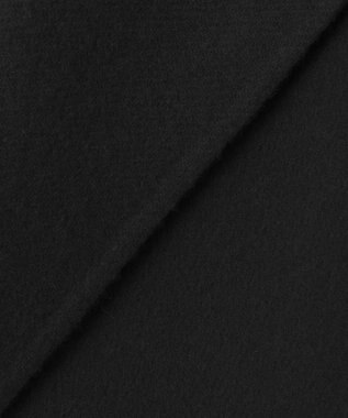 23区 S 【R(アール)】ウールリバー ノーカラー コート ブラック系