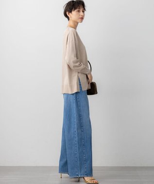 23区 L 【見上愛さん着用/RED CARD TOKYO×23区】カーヴィー デニム パンツ ライトブルー系