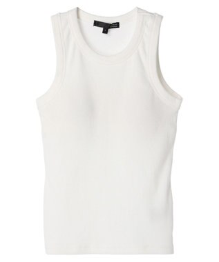 Green Parks ・ＳＵＧＡＲ　ＳＰＯＯＮリブタンクトップ（パット付） Off White