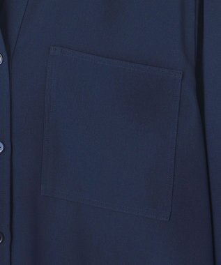 BEIGE， 【WEB限定・S-size】MANASLU / ロングシャツワンピース Navy