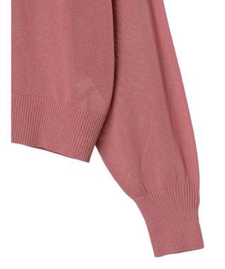 earth music&ecology シアークルーカーディガン Pink