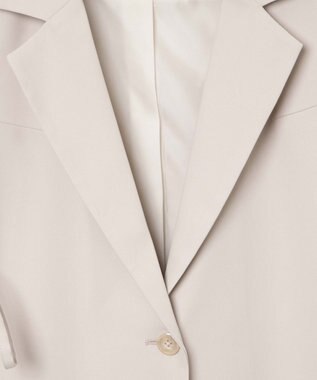 WEGO サイドリボンテーラードベスト オフホワイト